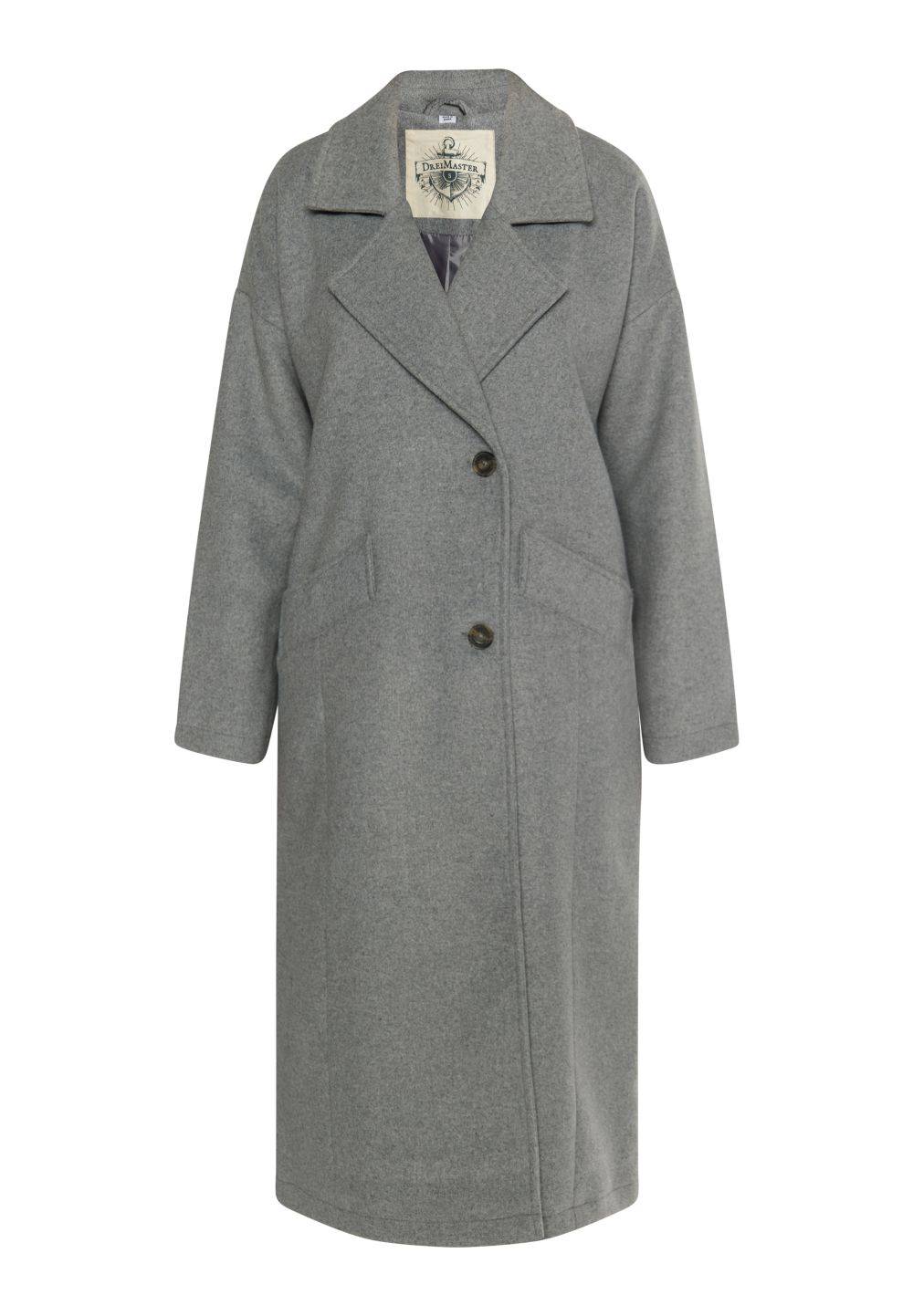 Schmuddelwedda DreiMaster Vintage Übergangsmantel aus Wollgemisch Black Friday