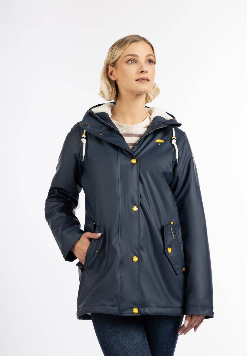 Schmuddelwedda Schmuddelwedda Regenjacke mit Teddyfutter Outlet