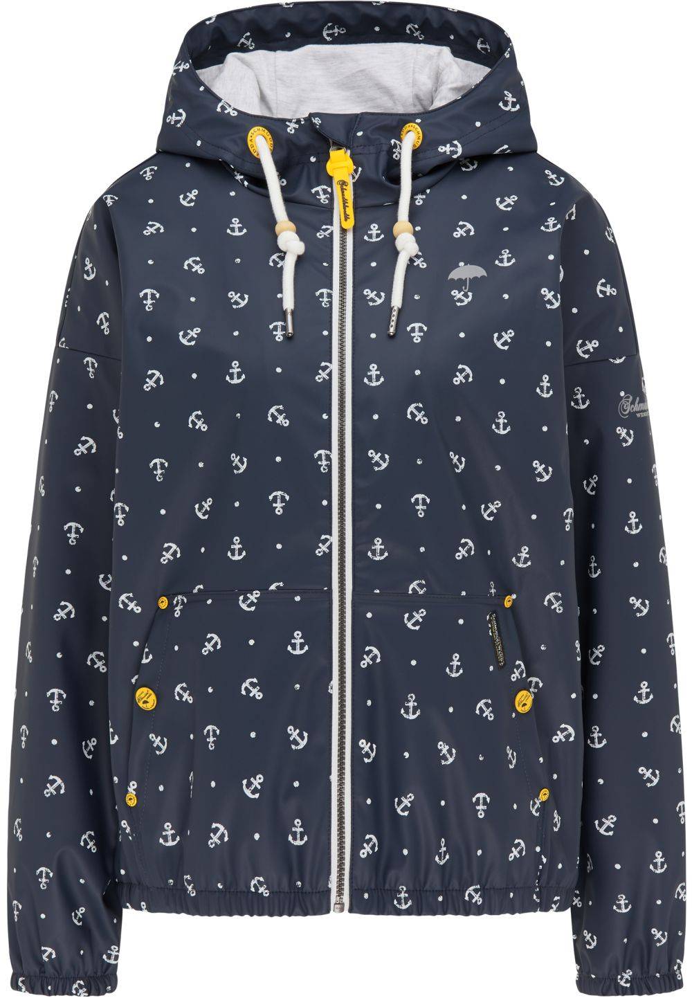 Schmuddelwedda Schmuddelwedda Regenjacke mit Anker-Print Begrenztes Angebot