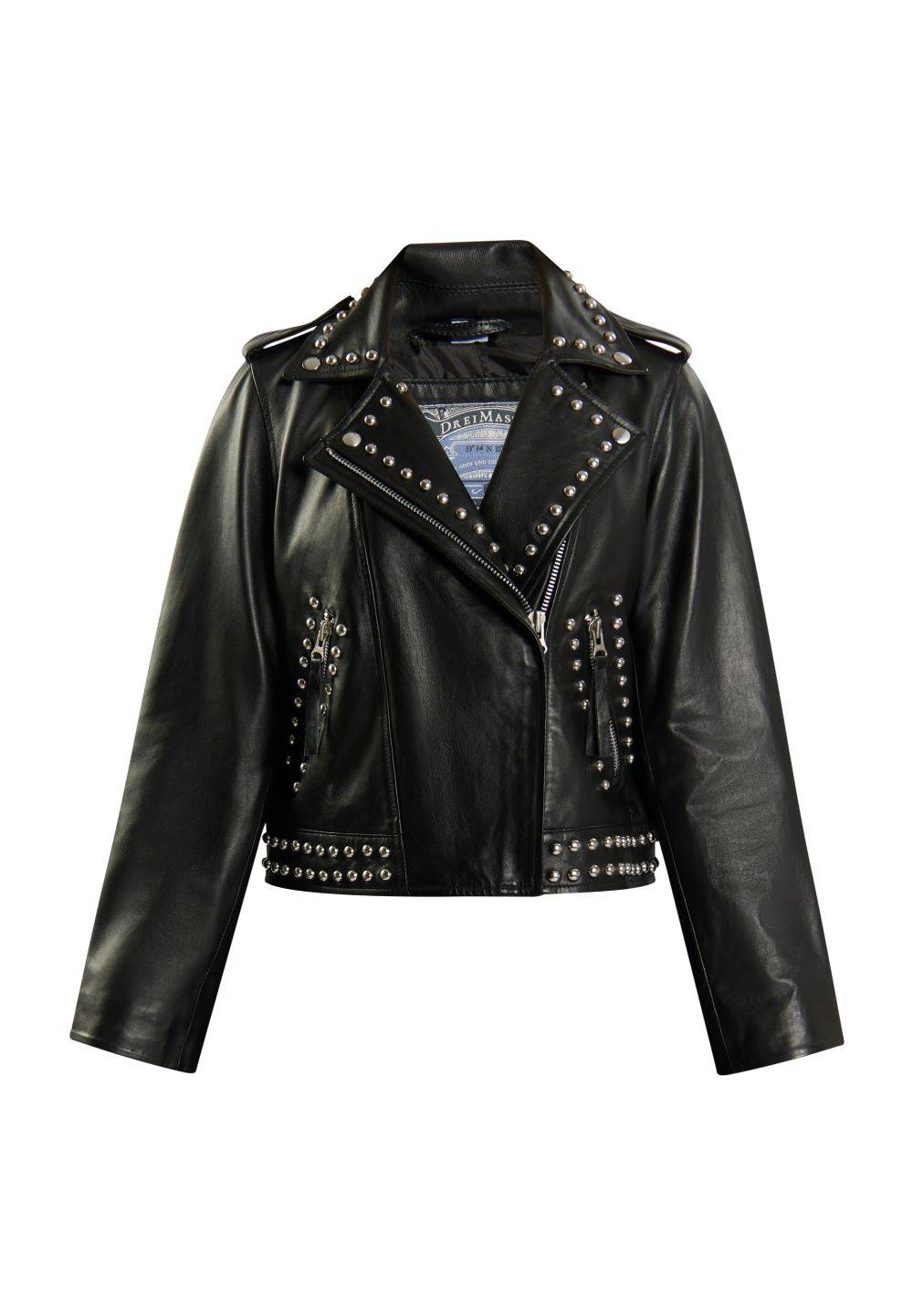 Schmuddelwedda DreiMaster Vintage Bikerjacke aus Leder Valentinstagsangebot