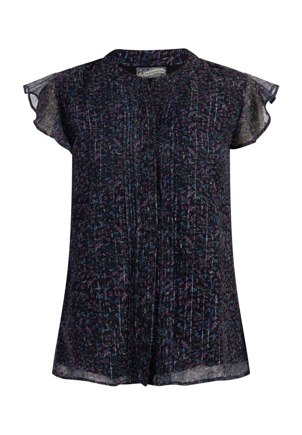 Schmuddelwedda DreiMaster Vintage Blusenshirt mit Rüschenärmeln Bis zu 65% Rabatt