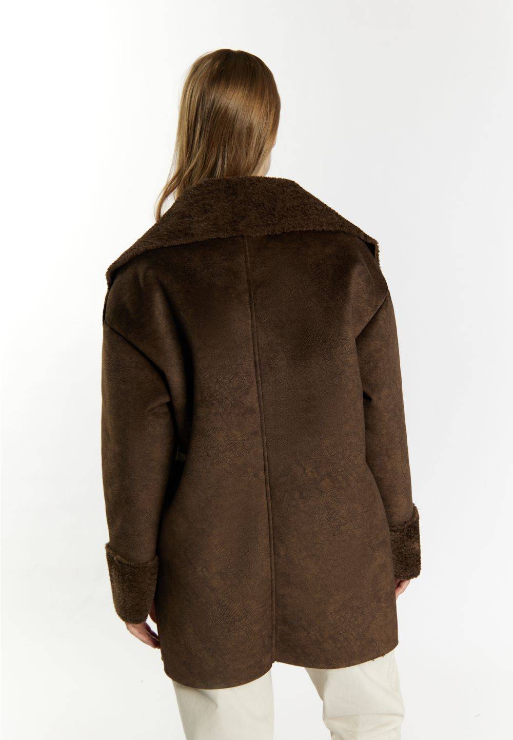 Schmuddelwedda DreiMaster Vintage Jacke aus Fellimitat 50% Rabatt mit kostenlosem Versand