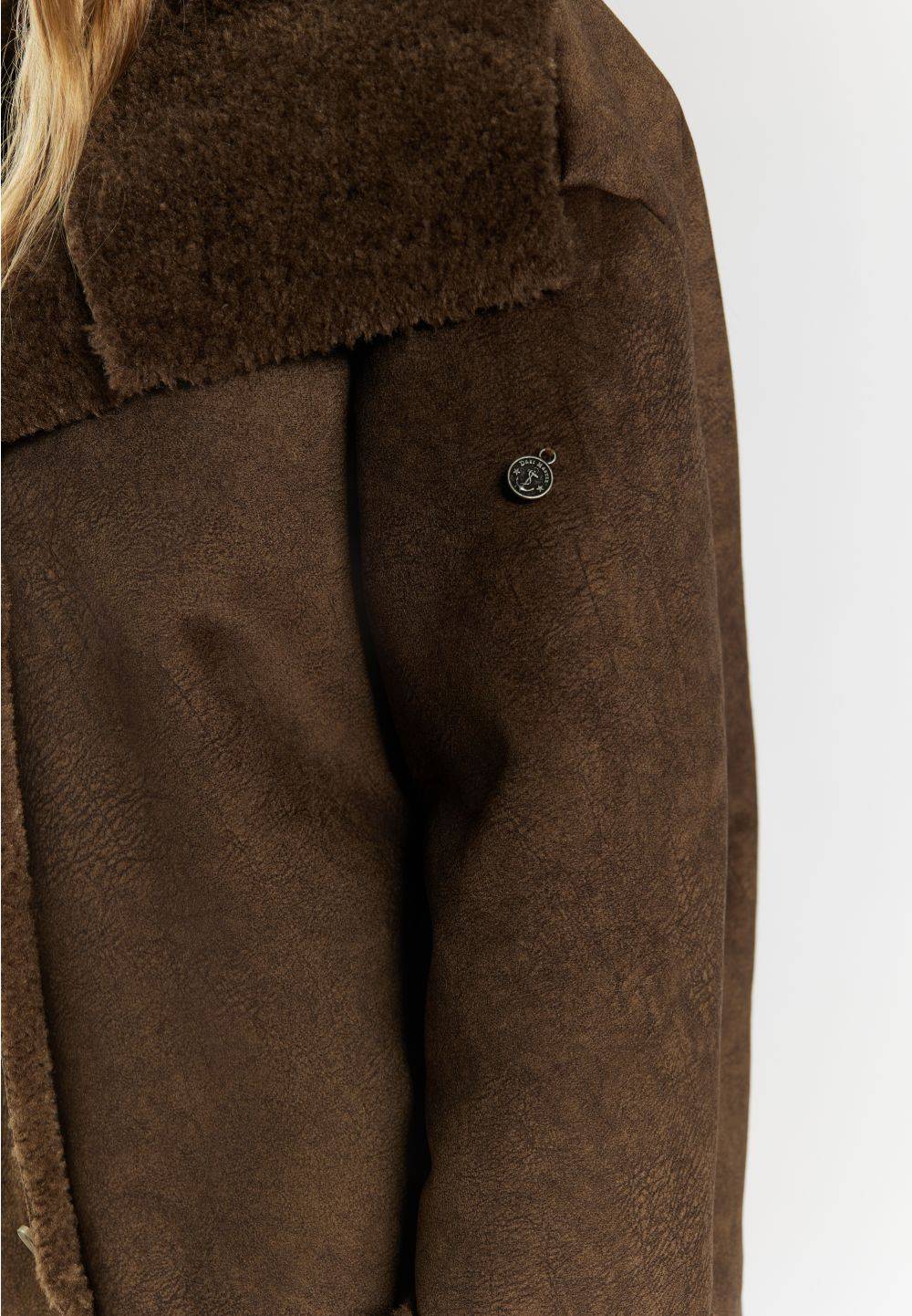 Schmuddelwedda DreiMaster Vintage Jacke aus Fellimitat 50% Rabatt mit kostenlosem Versand