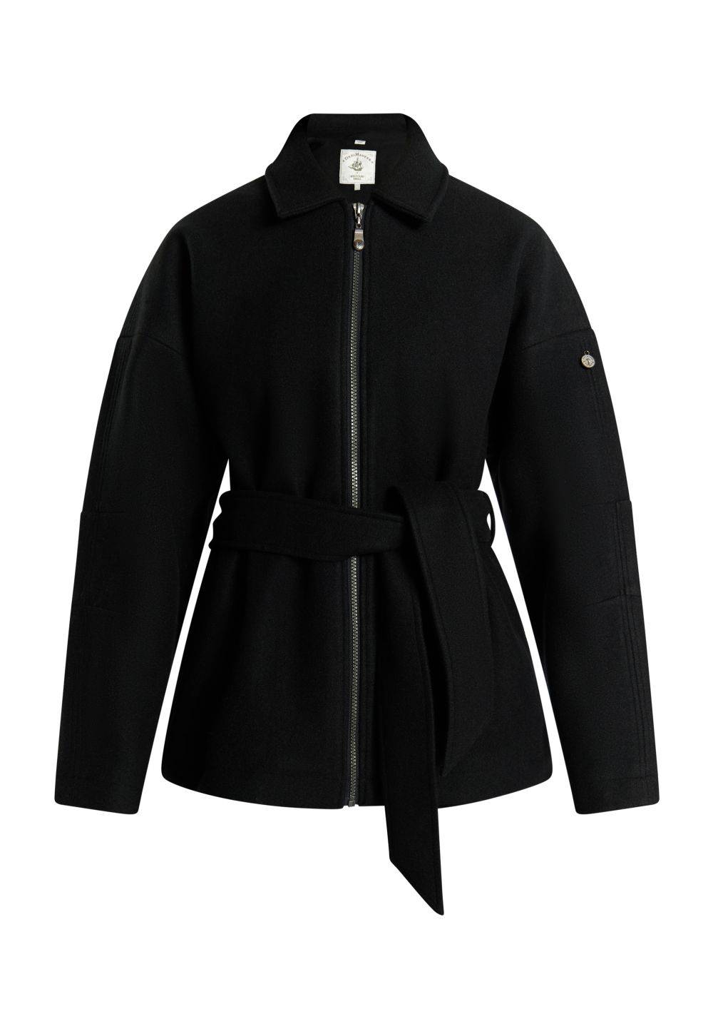 Schmuddelwedda DreiMaster Vintage Übergangsjacke in Wolloptik Im Verkauf