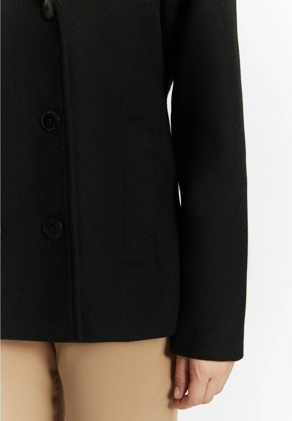Schmuddelwedda DreiMaster Klassik Cabanjacke aus Wollgemisch zollfrei