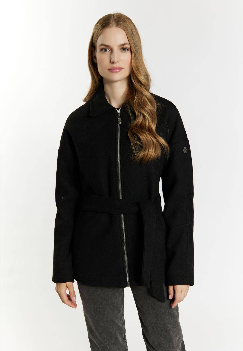 Schmuddelwedda DreiMaster Vintage Übergangsjacke aus Wollgemisch Verkauf