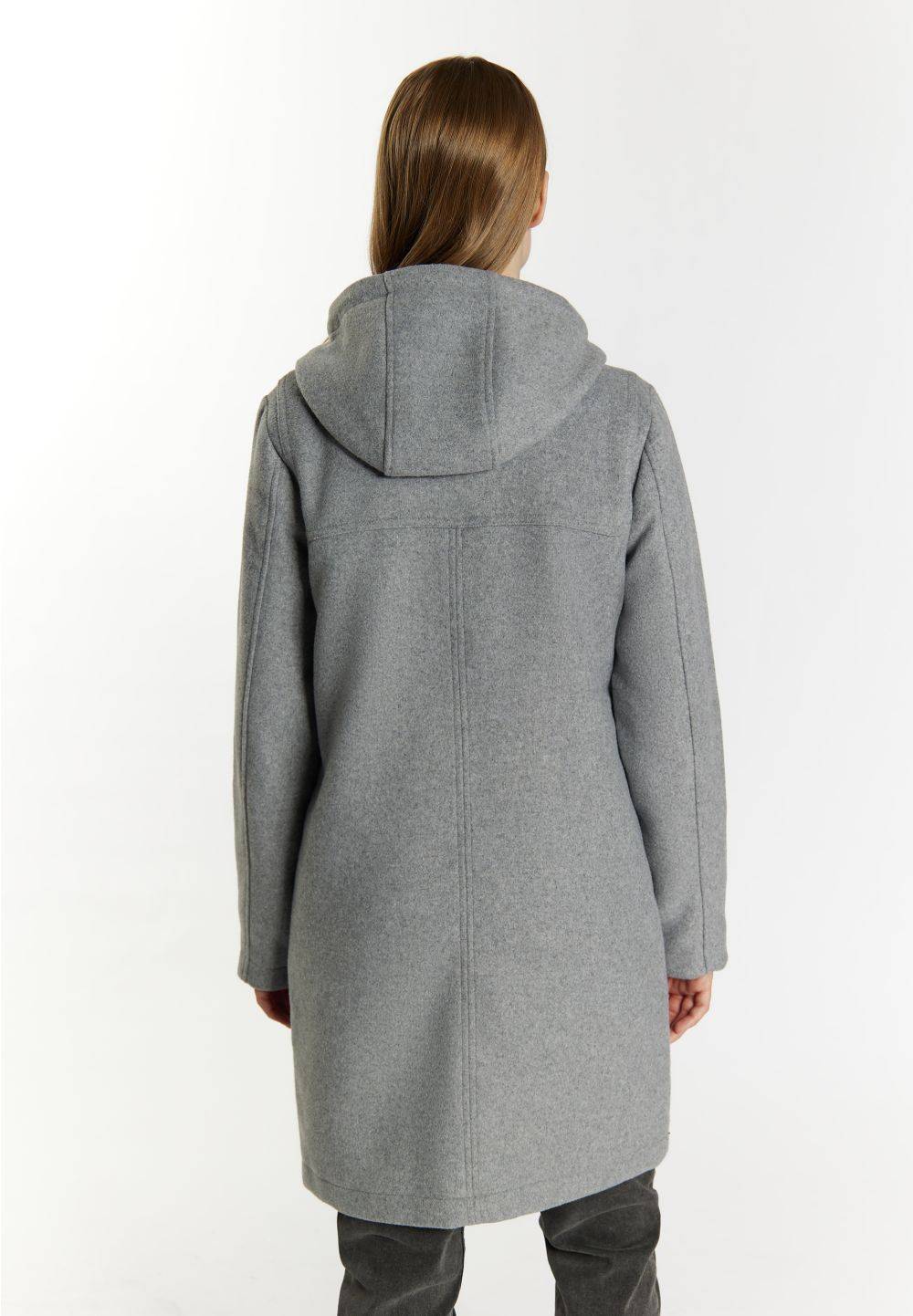 Schmuddelwedda DreiMaster Vintage Dufflecoat aus Wollgemisch im Angebot