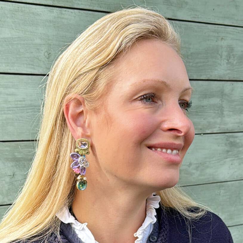 SchwesterSchwester Vorbestellbar - Dekorative Soutache-Ohrstecker in Pastelltönen Jubiläumsangebot