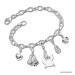 Silberdream SilberDream 925 Sterling Silber Charm Bettelarmband 20cm FC0103 50% Rabatt mit kostenlosem Versand