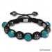 Silberdream Glitzerkugel türkis für Sterlinx London Shamballa Armband SHB00T Verkauf