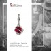 Silberdream SilberDream Charm Zirkonia Kugel rot Armband Anhänger FC200R Online Shopping