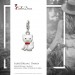 Silberdream SilberDream Charm Kätzchen weiß 925er Silber Armband Anhänger FC693 Preisnachlass