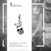 Silberdream SilberDream Charm Totenkopf mit Krone 3D 925er Armband Anhänger FC694 Lagerräumung