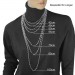 Silberdream SilberDream Collier Kette oval offen 925 Silber 45cm Halskette SDK401 Große Rabatte