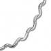 Silberdream SilberDream Collier Kette Welle 925 Sterling Silber 44,5cm Halskette SDK448J Bestseller