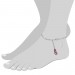 Silberdream SilberDream 25,5cm Fußkette Flipflop rosa 925er Silber SDF022A Riesige Ersparnisse