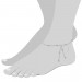 Silberdream SilberDream Fußkette Silber-Kugeln 25cm 925 Silber SDF013 Super Rabatt