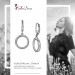 Silberdream SilberDream Ohrhänger Round Zirkonia weiß 925 Silber Ohrring SDO4428W 2025