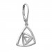 Silberdream SilberDream Ohrhänger Dreiecke 925 Sterling Silber Damen Ohrring SDO4314J Outlet