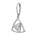 Silberdream SilberDream Ohrhänger Dreiecke 925 Sterling Silber Damen Ohrring SDO4314J Outlet