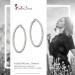 Silberdream SilberDream Creole Diamant-Cut 6cm 925 Sterling Silber Damen Ohrring SDO67386 Verkauf