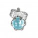 Silberdream SilberDream Ohrringe Kugel hellblau 925 Silber Ohrstecker SDO533H Hotsell