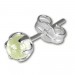 Silberdream SilberDream Ohrringe Kugel hellgrün 925 Silber Ohrstecker SDO533L im Angebot