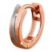 Silberdream GoldDream Creole Rose 333 Roségold Ohrring Echtschmuck GDO5111E Kostenloser Versand