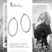 Silberdream SilberDream Creole Orient 4cm 925 Sterling Silber Damen Ohrring SDO67374 Fabrik Onlineshop