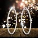 Silberdream SilberDream Creole Diamantschliff 4cm 925 Sterling Silber Damen Ohrring SDO67364 Fabrikpreis