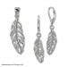 Silberdream SilberDream Ketten Anhänger Feder Zirkonia weiß 925er Sterling Silber SDH407W Begrenzt auf 3 Tage