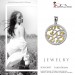 Silberdream SilberDream Ketten Anhänger -Kreis- bicolor 925er Sterling Silber SDH4384T Auslauf