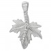Silberdream SilberDream Schmuck Set Kette und Anhänger Ahornblatt Zirkonia 925er SDS4926W Neueste Mode