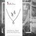 Silberdream SilberDream Schmuck Set Kette und Ohrringe Circle Zirkonia 925er Silber GSS408W Exklusive Angebote