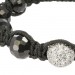 Silberdream SilberDream Shamballa Armband schwarz 925 Sterling Silber Kugel SDA032 Discount Store für neue Produkte