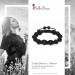Silberdream SilberDream Shamballa Armband Glas schwarz 14 geschliffene Kugeln SDA914 zollfrei