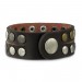 Silberdream SilberDream Nieten-Lederarmband Wickeloptik dunkelbraun Damen Leder Band LAP088N Günstig kaufen