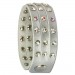 Silberdream SilberDream Lederarmband silbern CZ Damen Leder Armband LAC222K Cyber Monday