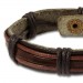 Silberdream SilberDream Lederarmband schwarz Herren Leder Armband LA0014 Valentinstagsangebot