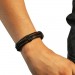Silberdream SilberDream Lederarmband schwarz Herren Leder Armband LA0014 Valentinstagsangebot
