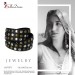 Silberdream SilberDream Nieten-Lederarmband Wickeloptik schwarz Damen Leder Armband LAP087S Bestseller
