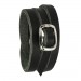 Silberdream SilberDream Lederarmband schwarz Herren Leder Armband LA2219 Kauf eins, bekomm eins gratis