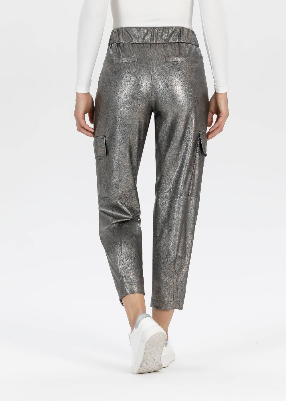 Stehmann Cargohose Rosalyn in Eco-Leather Neueste Stile