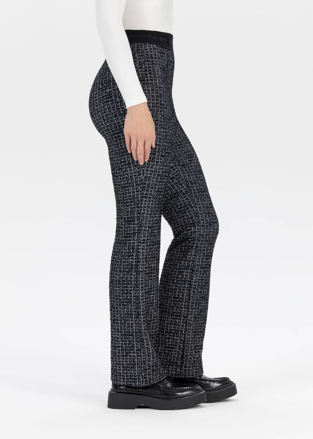 Stehmann Hose Pernille in Foiled Bouclé Qualität Bis zu 50% Rabatt