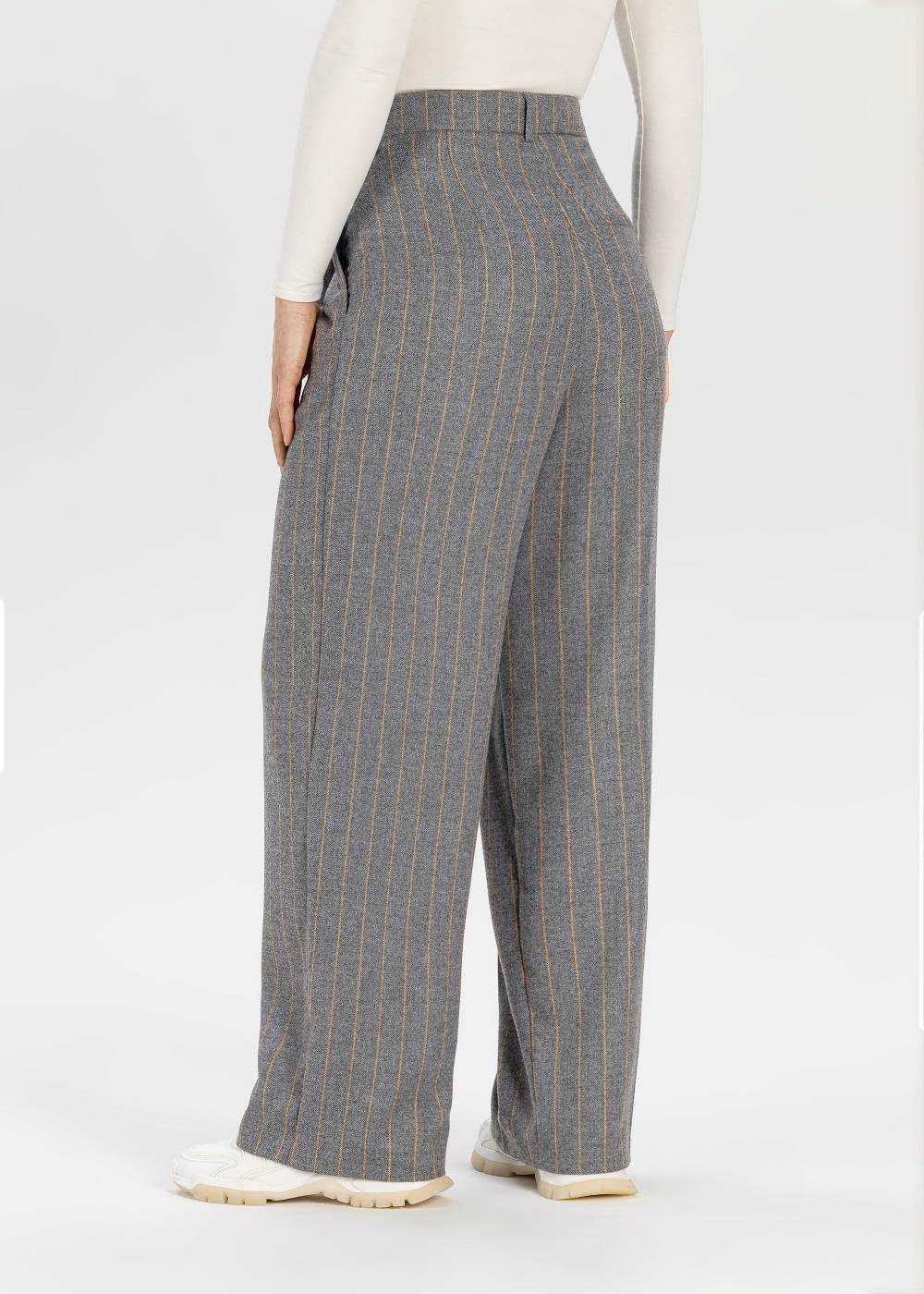 Stehmann Relaxed Hose Jeannie mit Nadelstreifen Sonderangebot der Fabrik