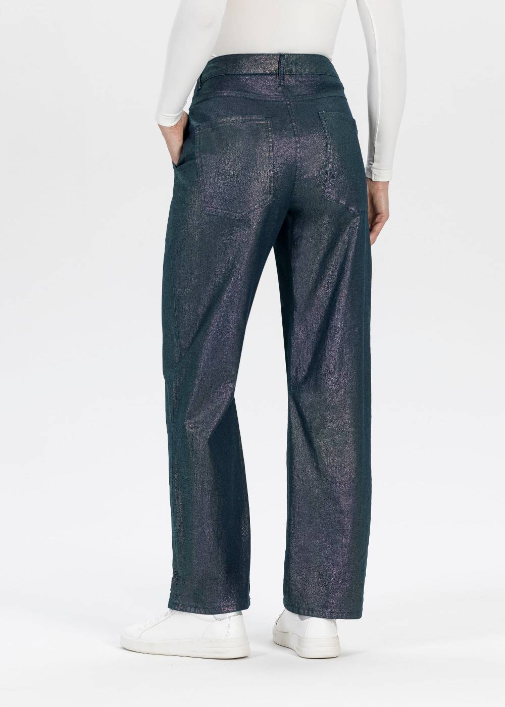 Stehmann 7/8-Hose Fibi in Metallic Look Discount Store für neue Produkte