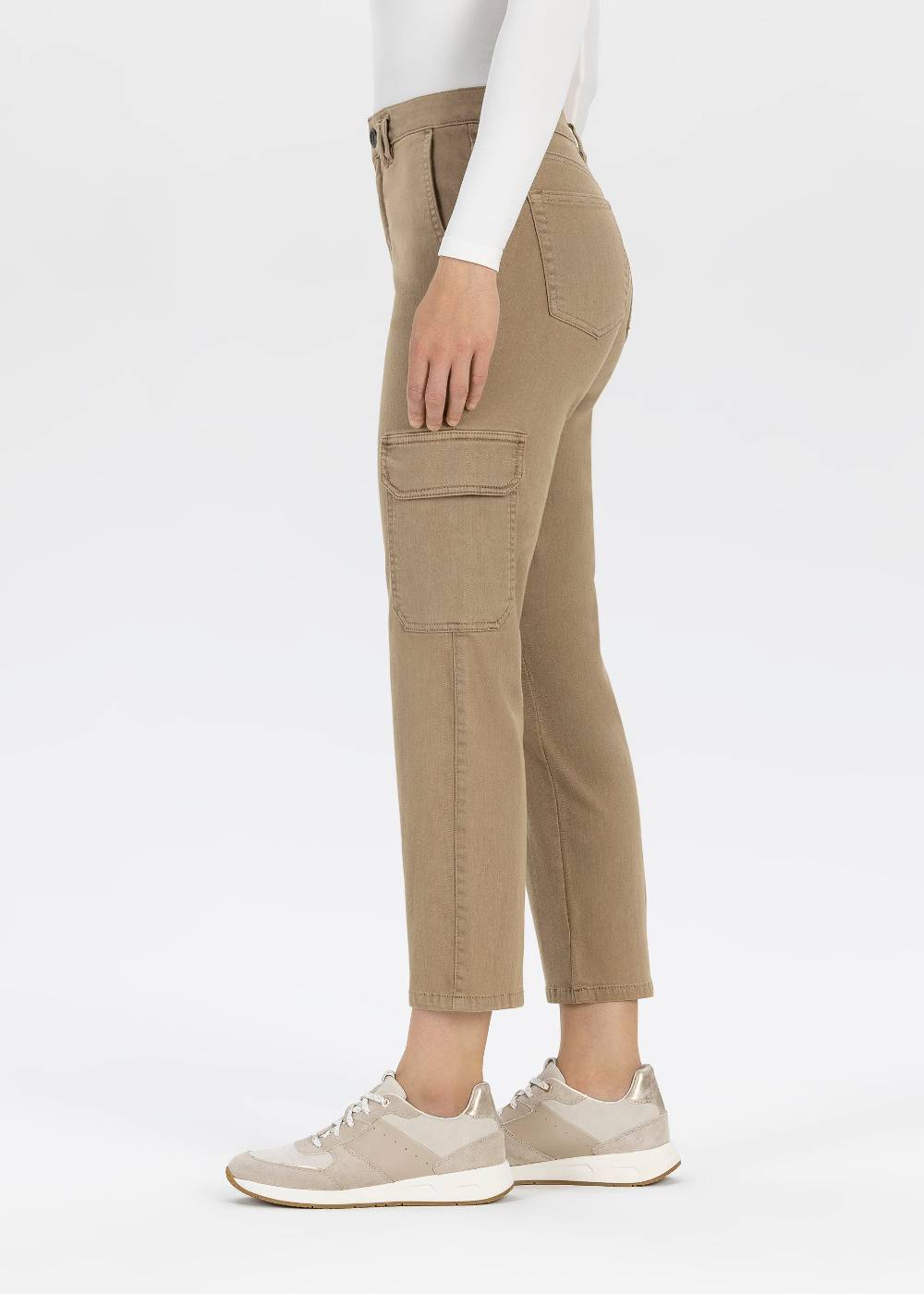 Stehmann 6/8-Hose Paloma in Coloured Denim Clearance-Verkauf