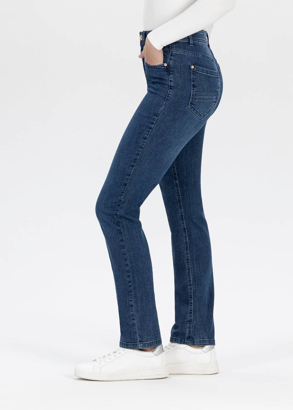 Stehmann 5-Pocket Mellina in Powerstretch-Denim Im Verkauf