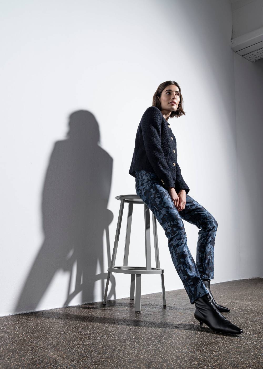 Stehmann 5-Pocket Mellina in Denim-Print Qualität 50% Rabatt für begrenzte Zeit