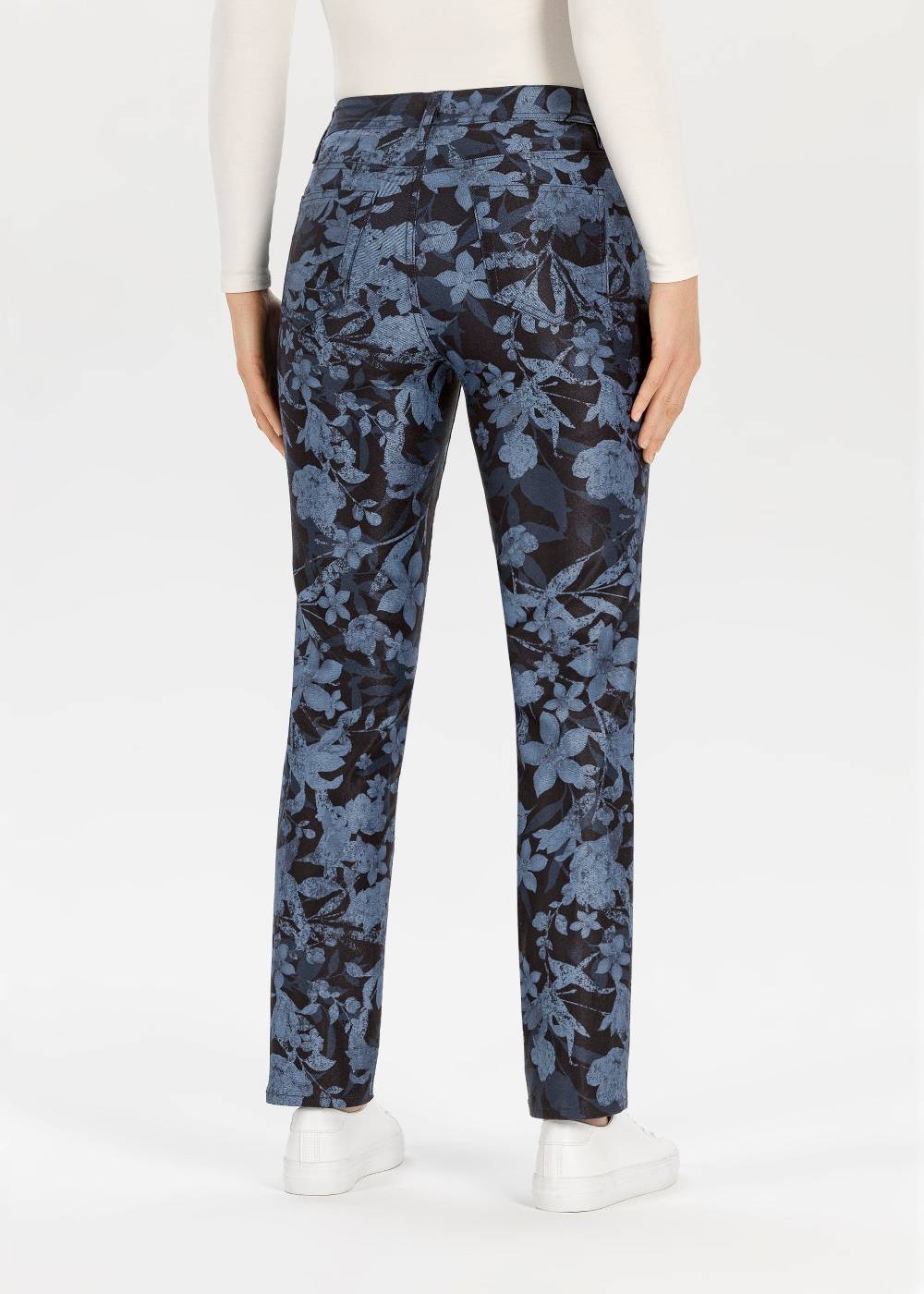 Stehmann 5-Pocket Mellina in Denim-Print Qualität 50% Rabatt für begrenzte Zeit
